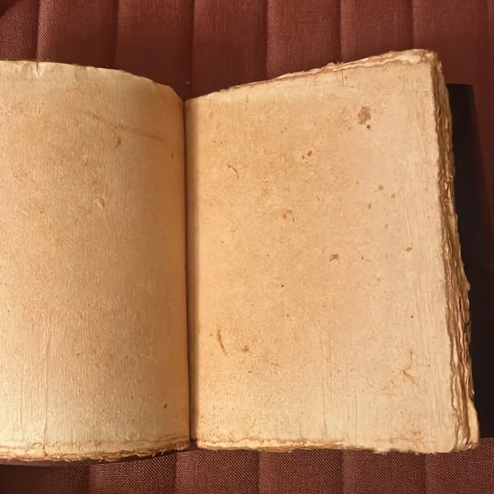 Leather bound parchment journal - Picture 4 of 4